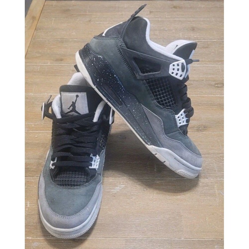 Size 9.5 - Air Jordan 4 Retro 2024 Fear FQ8138-002 Men's Shoes Sneakers